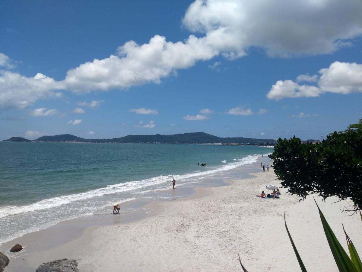 Ferienwohnung Apto Na Praia De 1 Dormitorio Com Vista Pro Mar A Poucos Passos Da Areia Florianópolis Exterior foto